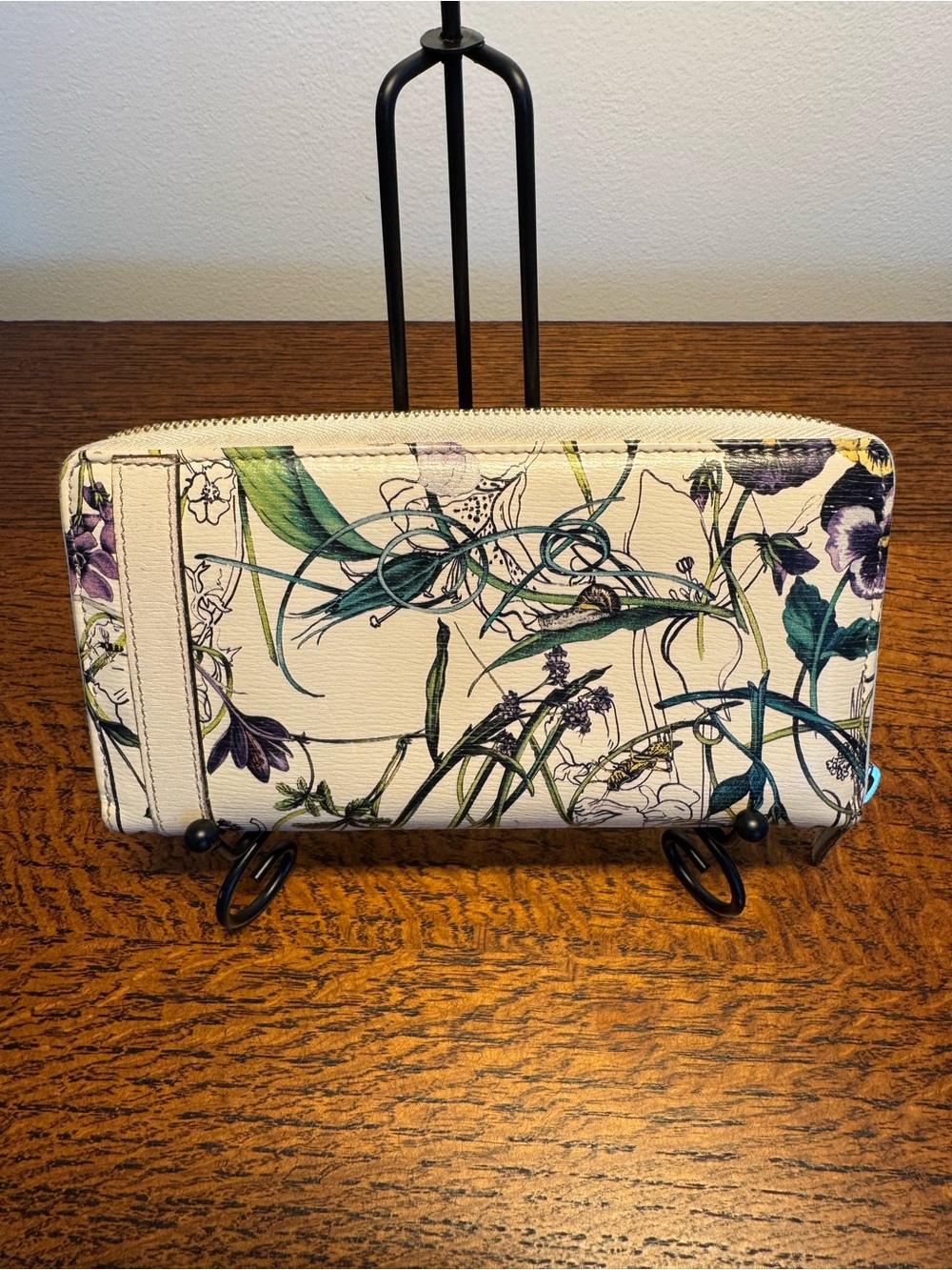 Gucci Flora “Nice” Zip Around Long Wallet w/COA - Picture 2 of 15